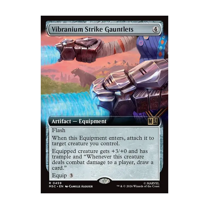 Vibranium Strike Gauntlets (Extended Art) - Marvel Super Heroes Commander (Near Mint)