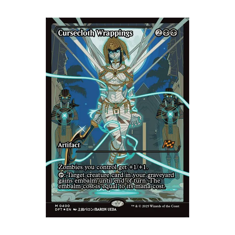 Cursecloth Wrappings (Showcase) - Aetherdrift (Foil Near Mint)