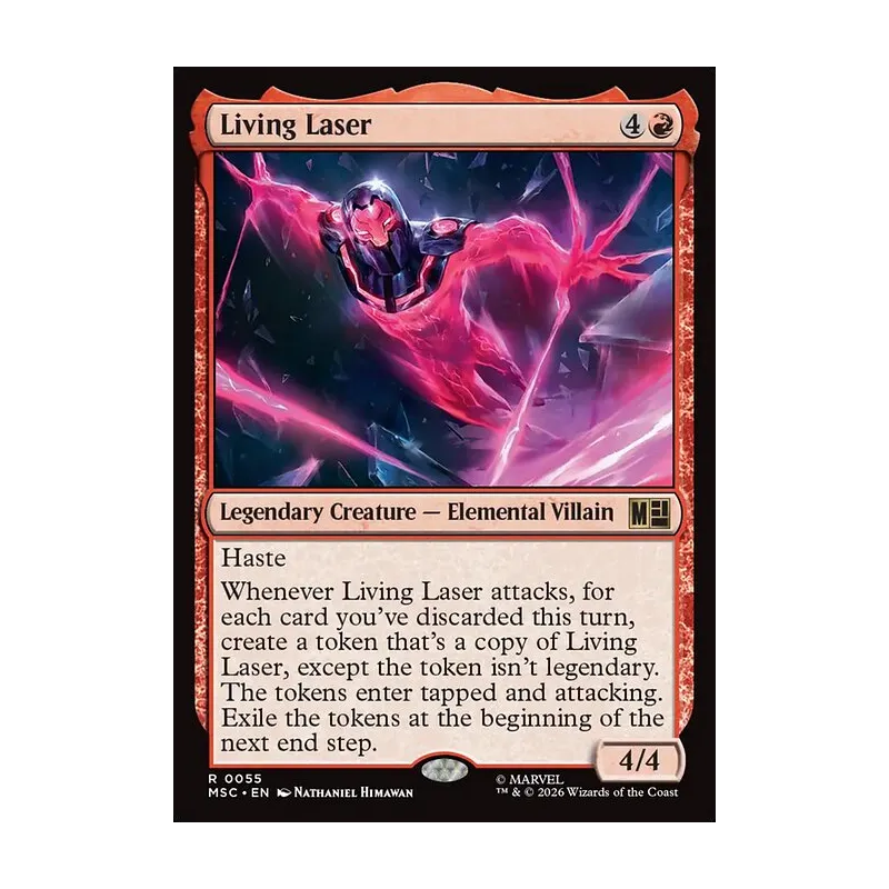 Living Laser (Surge Foil) - Marvel Super Heroes Commander (Foil Near Mint)