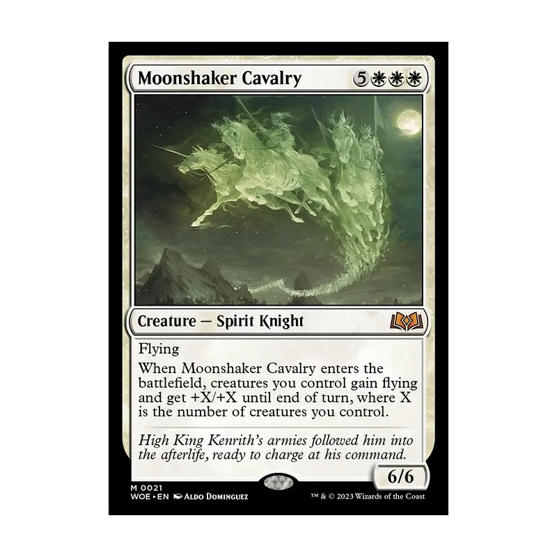 Moonshaker Cavalry - Wilds of Eldraine (Near Mint)