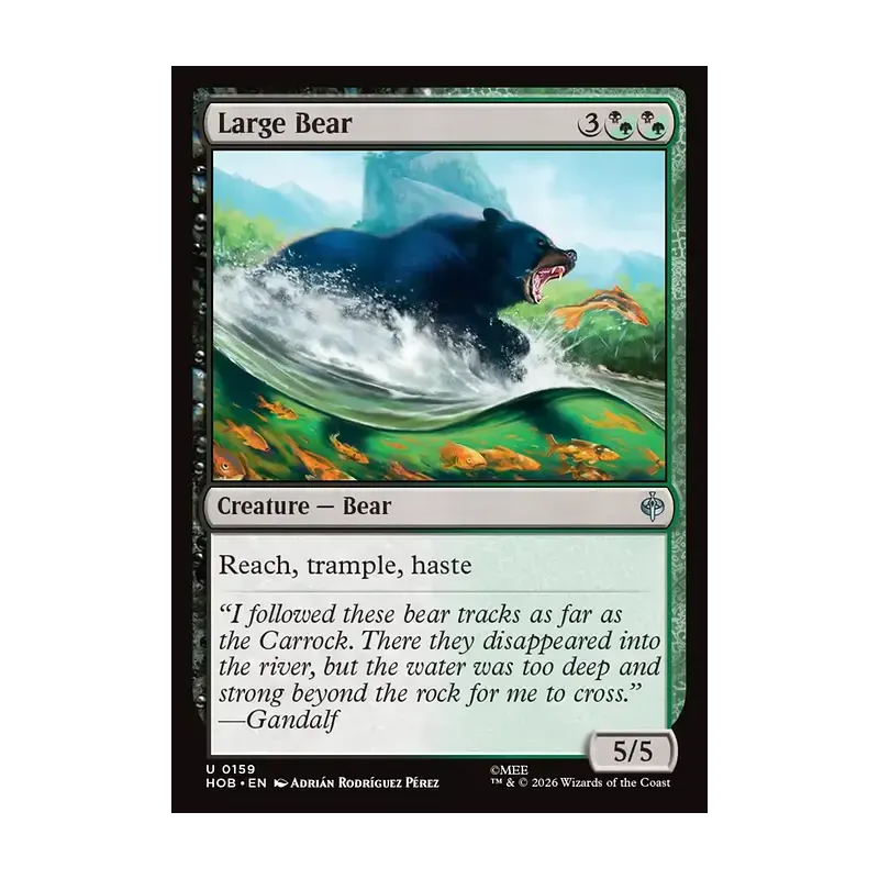 Large Bear - The Hobbit (Near Mint)