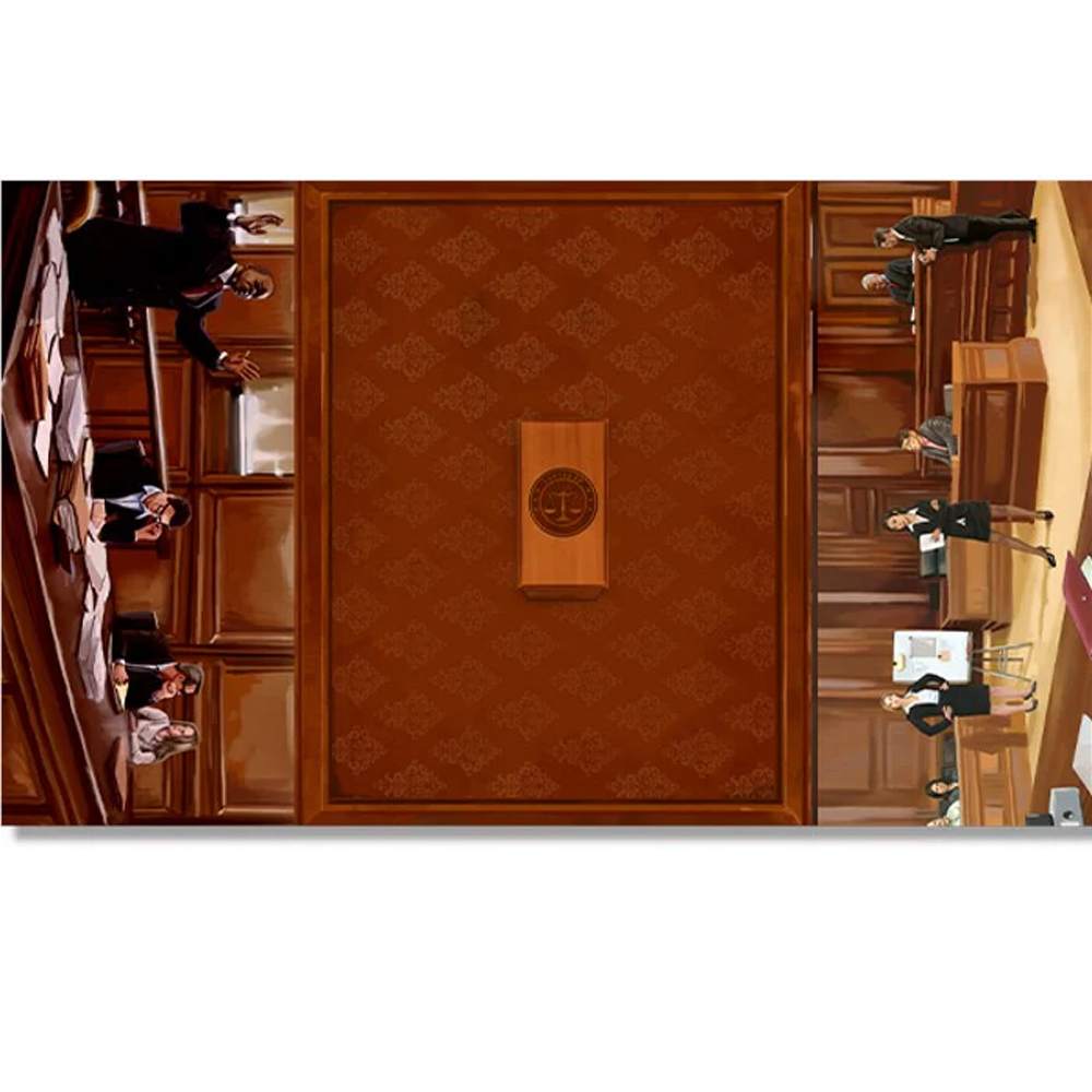 Lawyer Up Playmat: Modern Courtroom Lawyer Up Playmat: Modern Courtroom