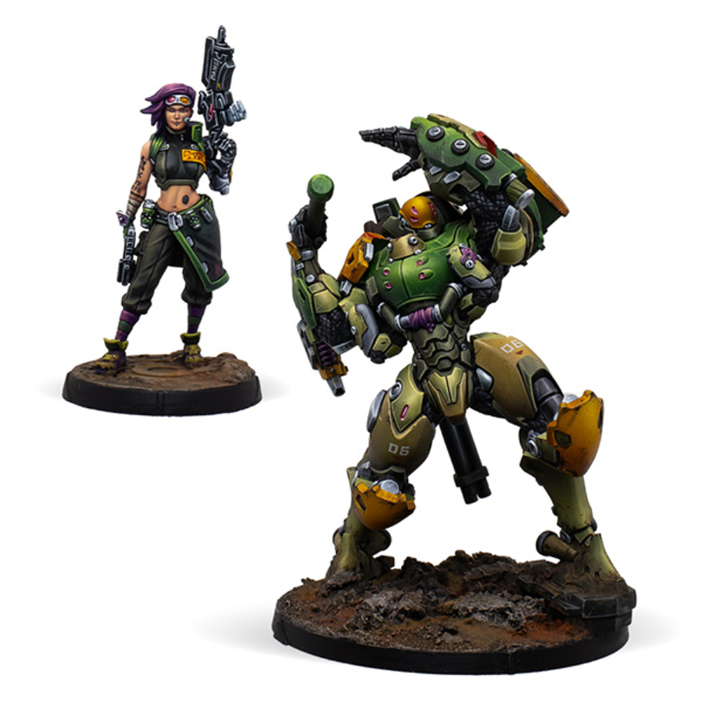 Infinity: NA2 - Scarface & Cordelia, Mercenary TAG Team (New Arrival)