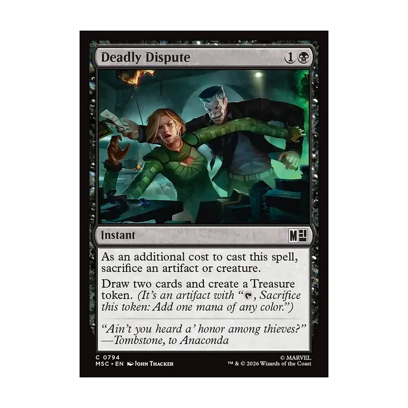 Deadly Dispute - Marvel Super Heroes Commander (Near Mint)