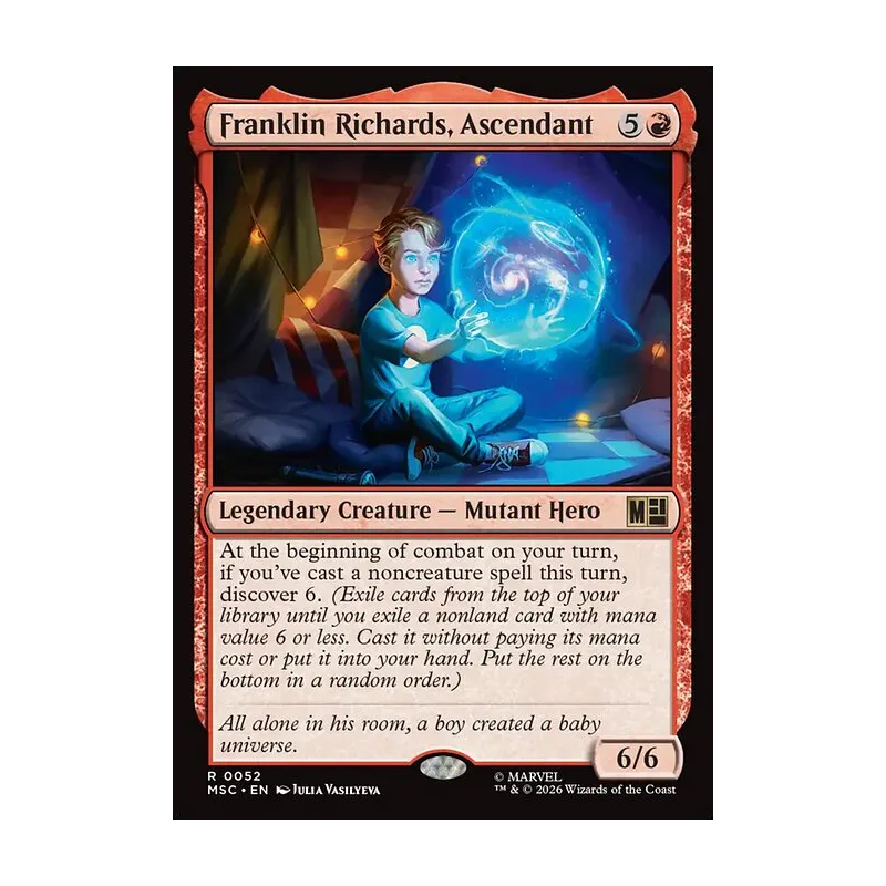 Franklin Richards, Ascendant (Surge Foil) - Marvel Super Heroes Commander (Foil Near Mint)