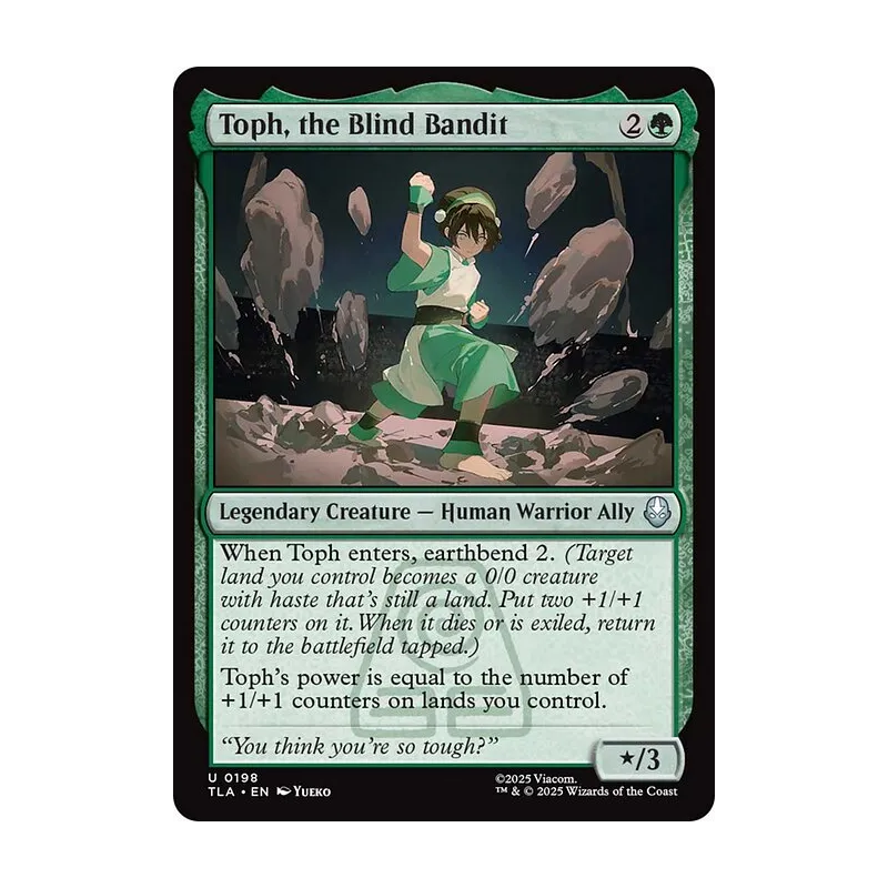 Toph, the Blind Bandit - Avatar: The Last Airbender (Near Mint)