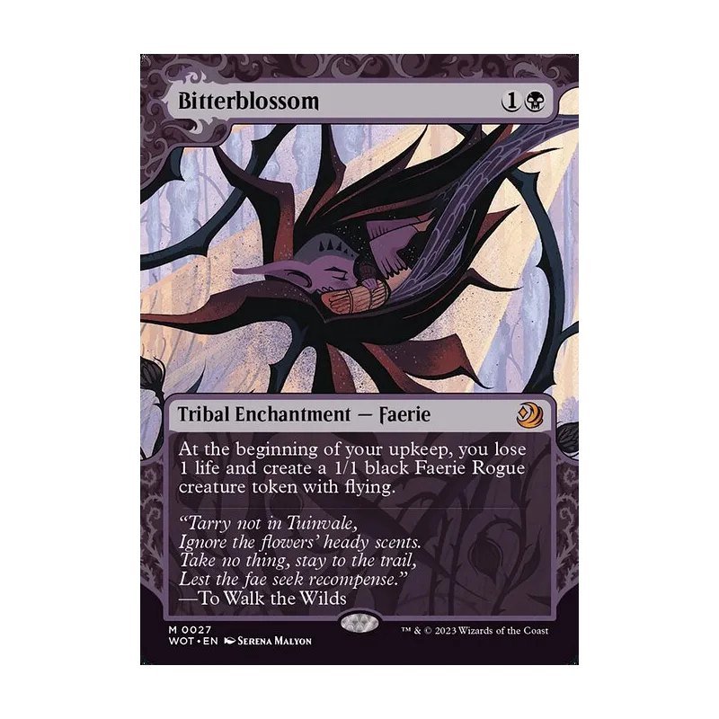 Bitterblossom - Wilds of Eldraine: Enchanting Tales (Near Mint)