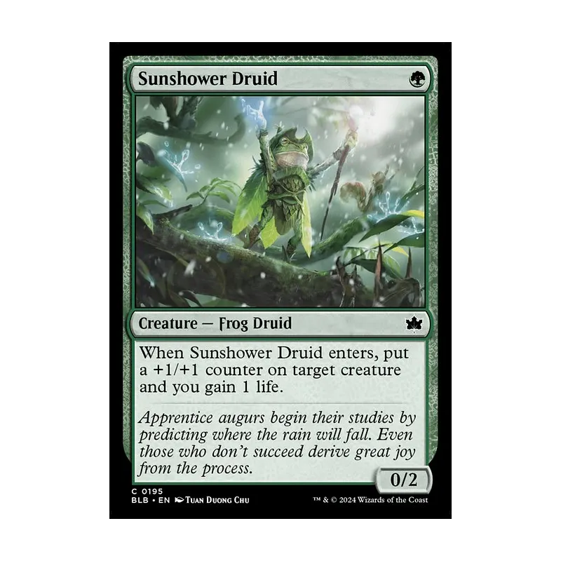 Sunshower Druid - Bloomburrow (Near Mint)