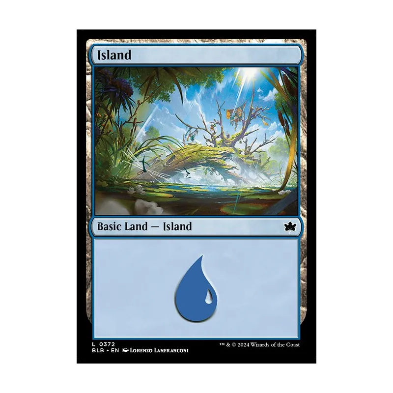 Island (0372) - Bloomburrow (Near Mint)