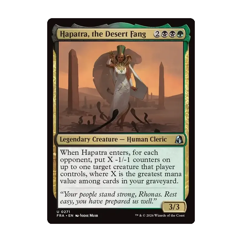 Hapatra, the Desert Fang - Reality Fracture (Near Mint)