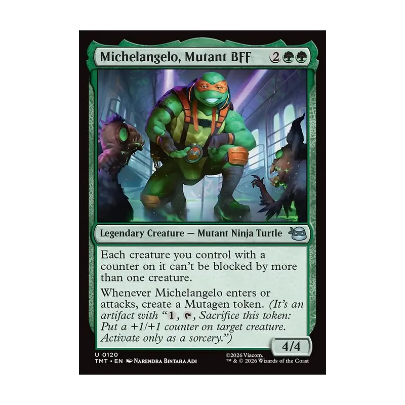 Michelangelo, Mutant BFF - Teenage Mutant Ninja Turtles (Near Mint)