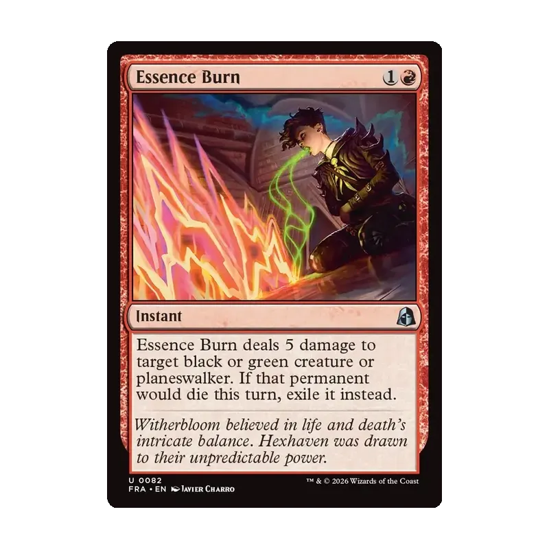 Essence Burn - Reality Fracture (Near Mint)