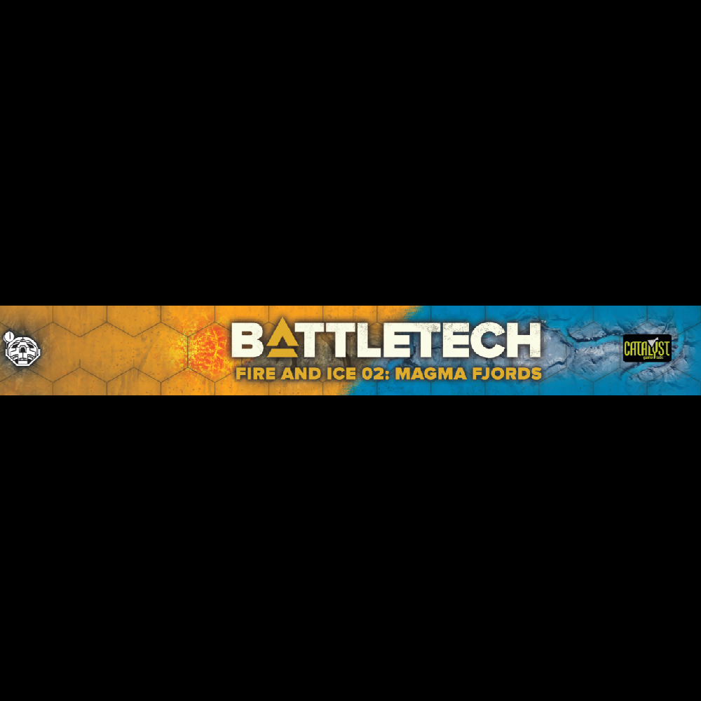 BattleTech BattleMat: Fire & Ice 02 - Magma Fjords (Preorder)