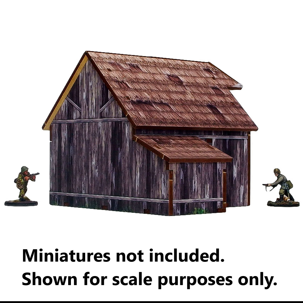 Bolt Action HDF Terrain: WW2 Ostfront Village - Barn