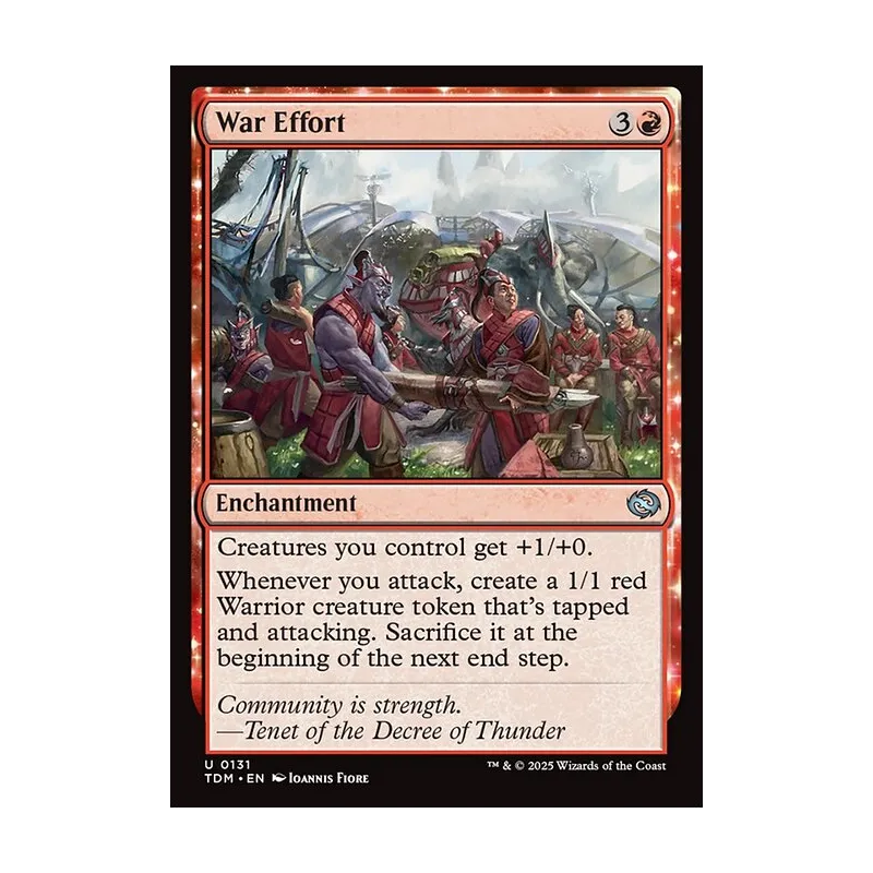 War Effort - Tarkir: Dragonstorm (Foil Near Mint)
