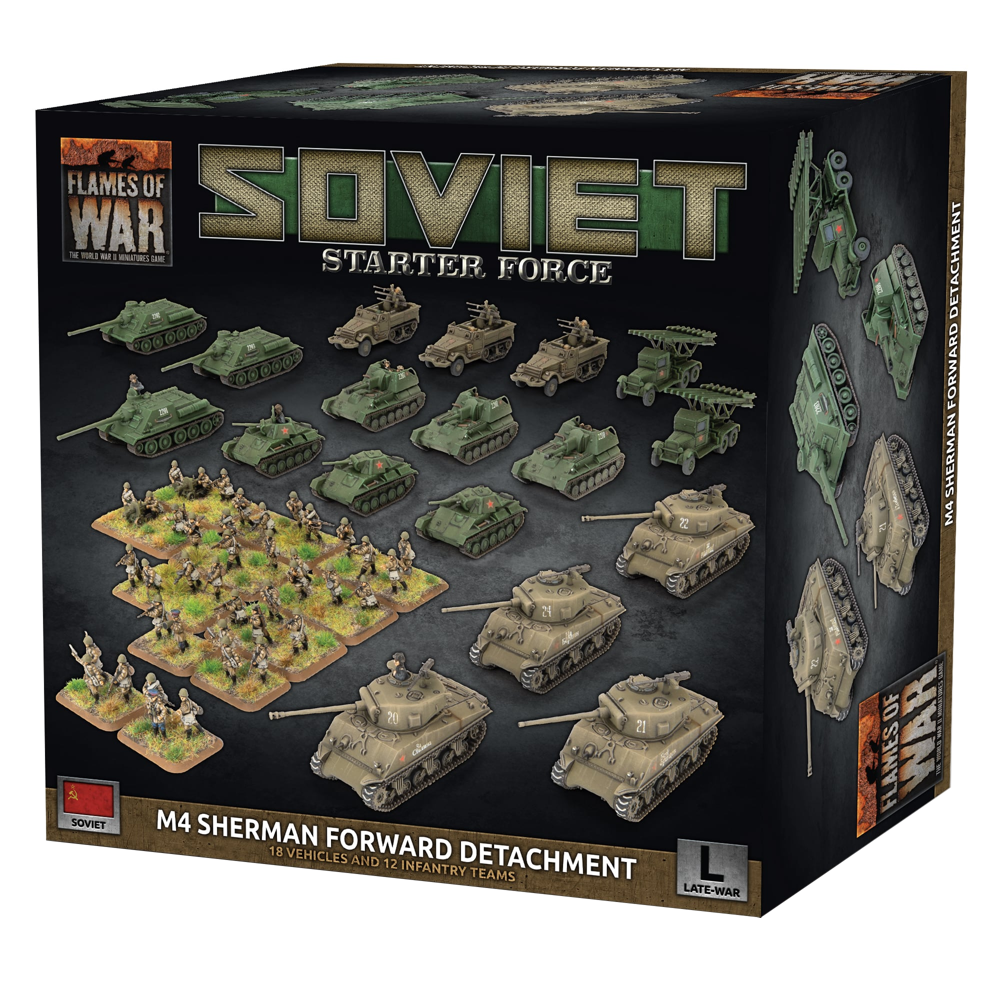 Flames of War WW2: Soviet Starter Force - M4 Sherman Forward Detachment