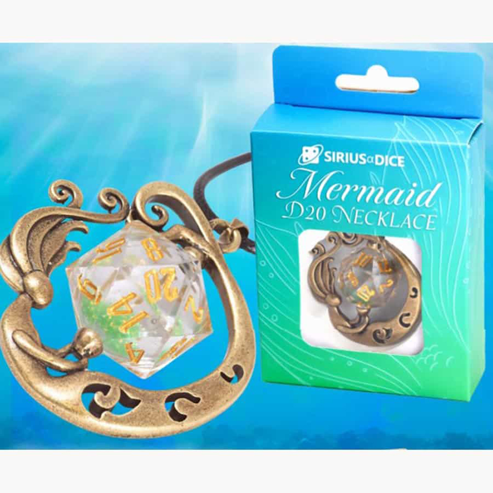 Mermaid D20 Necklace (Last Chance) Mermaid D20 Necklace (Last Chance)