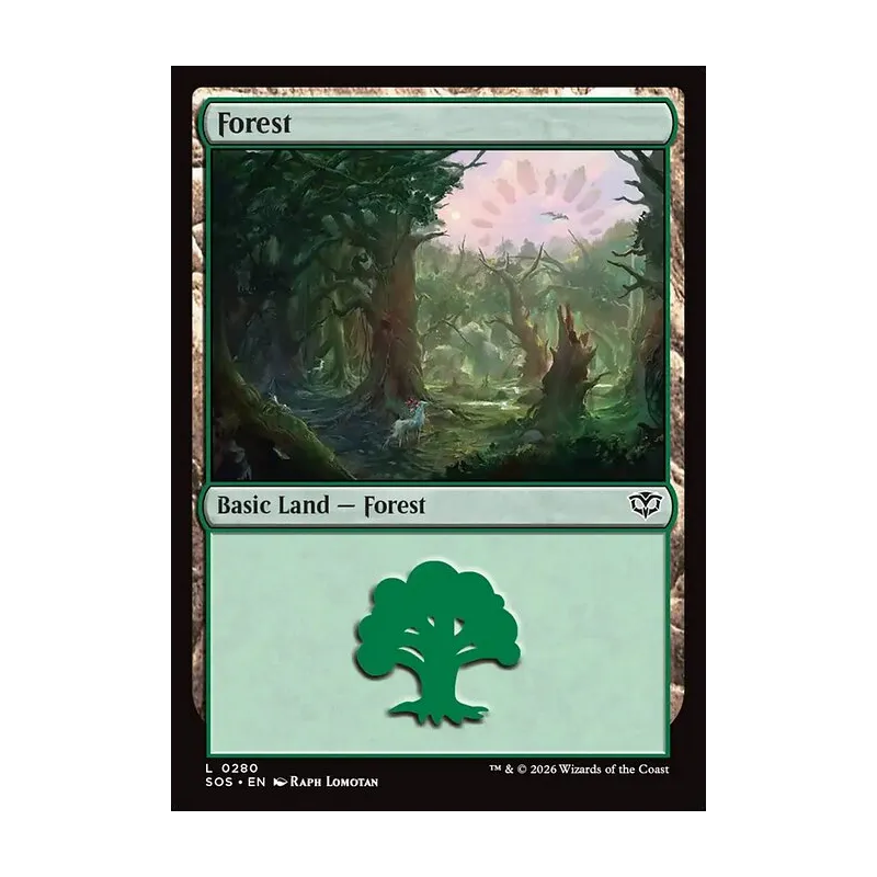 Forest (0280) - Secrets of Strixhaven (Near Mint)
