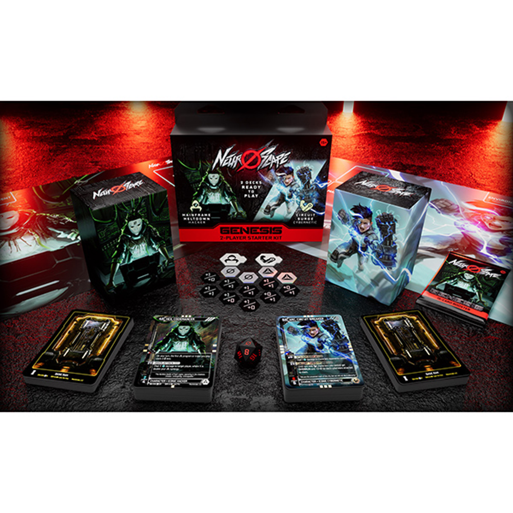 Neuroscape TCG: Genesis (Unlimited Edition) - 2-Player Starter Kit (Hacker/Cybernetic) (Preorder)