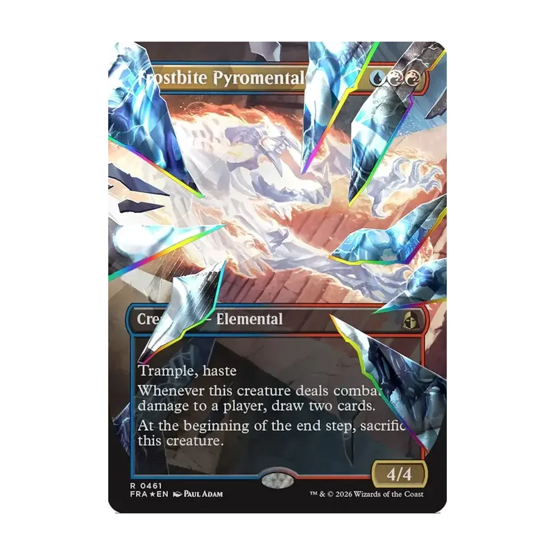 Frostbite Pyromental (Borderless) (Facet Foil) - Reality Fracture (Foil Near Mint)