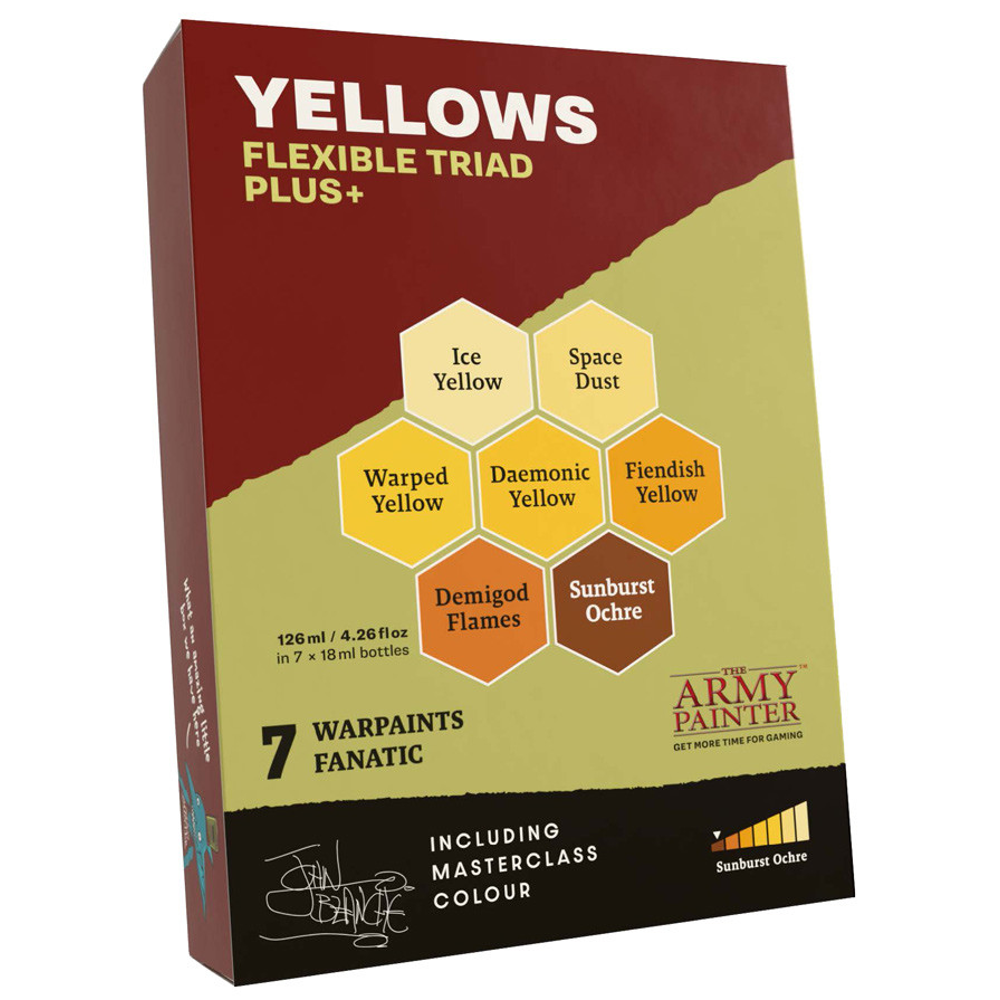 Warpaints Fanatic: Flexible Triad PLUS+ Yellows (Preorder)