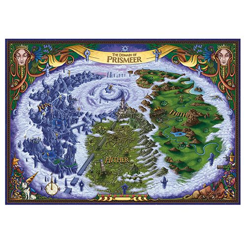 D&D 5E RPG: The Domain of Prismeer & The Witchlight Carnival Map (Clearance)