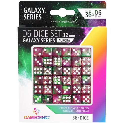 Galaxy Series 12mm d6 Set: Aurora (36) (Clearance)